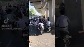 pGC Students protest on bikes/manahil rape case/Proteset by students on bike