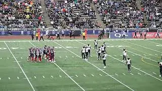 Montreal Alouettes RB Walter Fletcher runs for a 33-yard TD vs. Hamilton Tiger-Cats 11/6/22