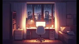 late night study lofi 🌙 | rain sounds for deep focus