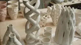 Testing the DeltaWASP 20x40 ceramic 3D printer