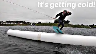 Wakeboarding in the Winter