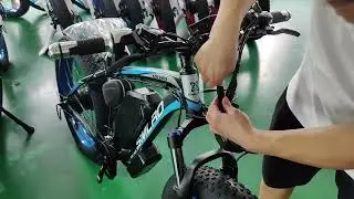 Unplug phone holder cable, brake sensor cable