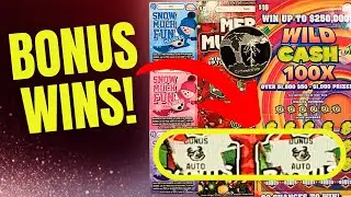 Бонусные выигрыши и многое другое! 💰 Лотерейные билеты Snow Much Fun, Merry Multiplier и Wild Cas...