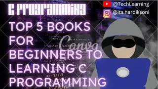 Top 5 Books For Learning C Programming (Beginners) @TechLearning. #c #cprogramming #viral #video