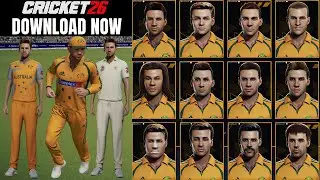 How to Download AUSTRALIAN LEGENDS Team in Cricket 26