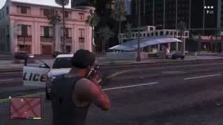 GTA 5 | Robbing A Gas Station With 4 Stars, Lighting People on Fire - Funny Moments GTA V Free Roam