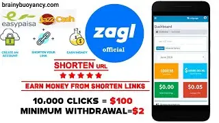 Za.gl Earn Real Money Online in Jazz Cash/Easypaisa
