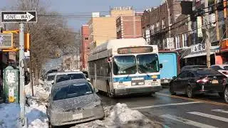 MTA NYCT: 2012 NFI C40LF #471 on the B70 to Sunset Park aprchng 8 Av/49 St