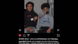 Ceynolimit Friend Kobe Passed Away 😭
