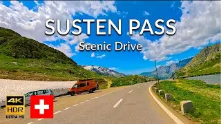 🇨🇭 4K Driving the Susten Pass | Swiss Alps - Switzerland #swissalps #sustenpass #scenicdrive