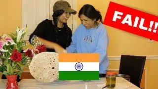 My Mom Teaches Me How To Make Roti | MAJOR FAIL!! 😂😂| LifeOfPrie