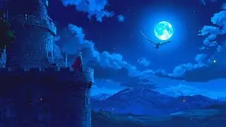 Peaceful Medieval Fantasy Music | The Moonlight Knight - Calm Instrumental for Focus and Relax