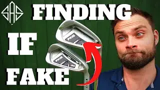 FINDING OUT IF MY GOLF CLUB IS INDEED FAKE + PING IRON FIXING HACK!?