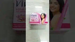 Vivel Aloe vera, Vivel lotus oil, Vivel cool mint Soaps.