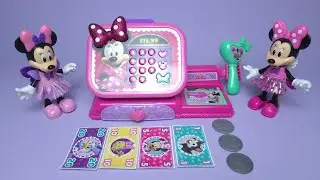 Disney Minnie Cash Register Set Satisfying with Unboxing Compilation Toys ASMR
