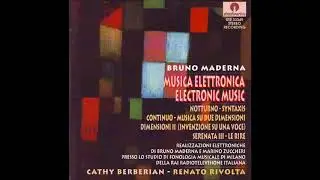 BRUNO MADERNA : 