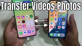 Transfer video from android to iPhone using cable (Videos, File, Photos)