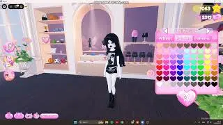 💀 Non-VIP But Still a Baddie! Emo Girl Outfit Inspo in Dress to Impress 🖤
