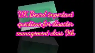 UK Board important questions for disaster