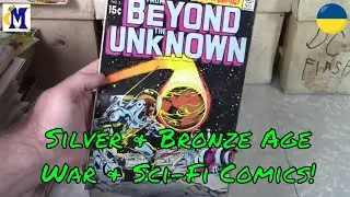 Vintage Silver & Bronze Age Comic Collection!  Science Fiction & DC War Comics!