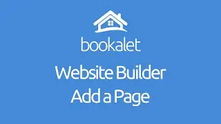 Holiday Lets Website Builder | Adding a Page | Bookalet Online Booking Management System