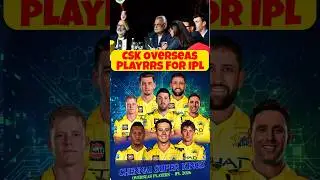 CSK Overseas Players 🔥 For IPL 2026 😱 Ready For Comeback