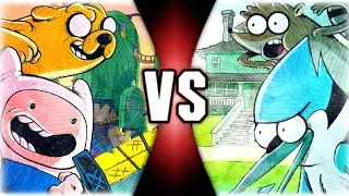 Death Battle Fan Trailer | Finn and Jake vs Mordecai and Rigby (Adventure Time vs Regular Show)