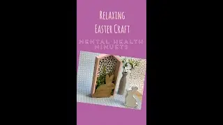 #shorts Relaxing and EASY Dollar Tree Easter Decor // Mental Health Minuets