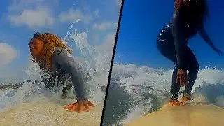 Black Surf Chic-  7 Days straight Surfing