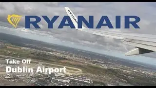 FAST TAXI | Take Off Dublin Airport (EIDW) | Ryanair | Boeing 737-800