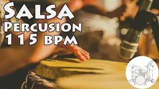 Play along drums - Salsa 115 bpm // Bater&iacute;a Para Tocar - Salsa 115 bpm