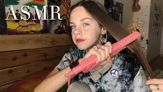 ASMR Straightening My Hair