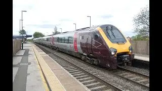 A virgin cross-country 221 voyarge At acocks green train station