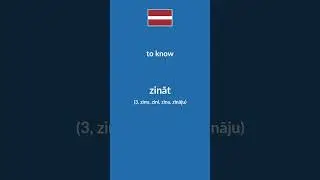 Basic Latvian Verbs #learnlatvian