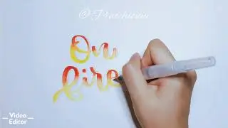 Watercolor OR brush pen simple TUTORIAL blending UPDATED ONE