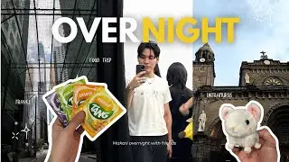 OVERNIGHT + INTRAMUROS WITH FRIENDS | Vlog ✨😴