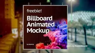 Free Billboard Animated Mockup Intro