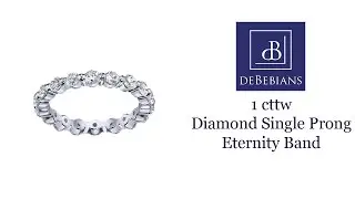 Floating Diamond Eternity Band