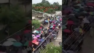 PTI women came out for rigged elections in heavy rain 🔥🫡 #pakistan #imrankhan #election2024 #viral
