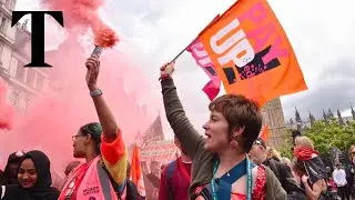 Teachers walk out on eighth day of strike action this year