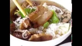 Bun cha traditional Vietnamese food