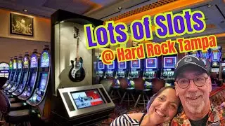 Lots of Slots at Hard Rock Tampa #hardrocktampa #slotmachine @hardrocktampa