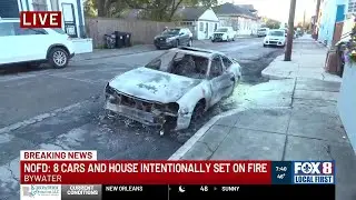 Bywater Bakery delivery van one of 8 vehicles targeted in 'aggravated arson'