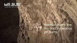 How diamond burs are made