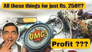 All These things for Just RS 250!?  👉!#viralvideo #ncs #scrap #worth #profit #omg #technology