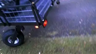 Swivel Wheel Trailer Test Run