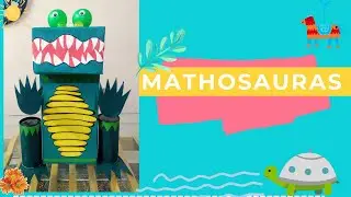 HOW TO MAKE MATH SHAPES MODEL - MATHOSAURAS -SKILLMATICS 🐊 #shapes #maths #mathartwork   #mathskills