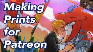 Making Postcards for Patreon