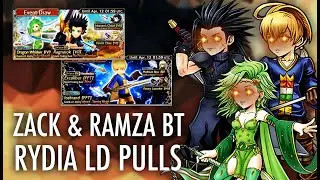 My GODLIKE Pulls for Zack BT, Ramza BT, & Rydia LD (rip gems) | DFFOO GL