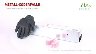 Metall-K&ouml;derfalle │ die robuste Giftk&ouml;derstation f&uuml;r M&auml;use- und Rattenbefall von Gardigo